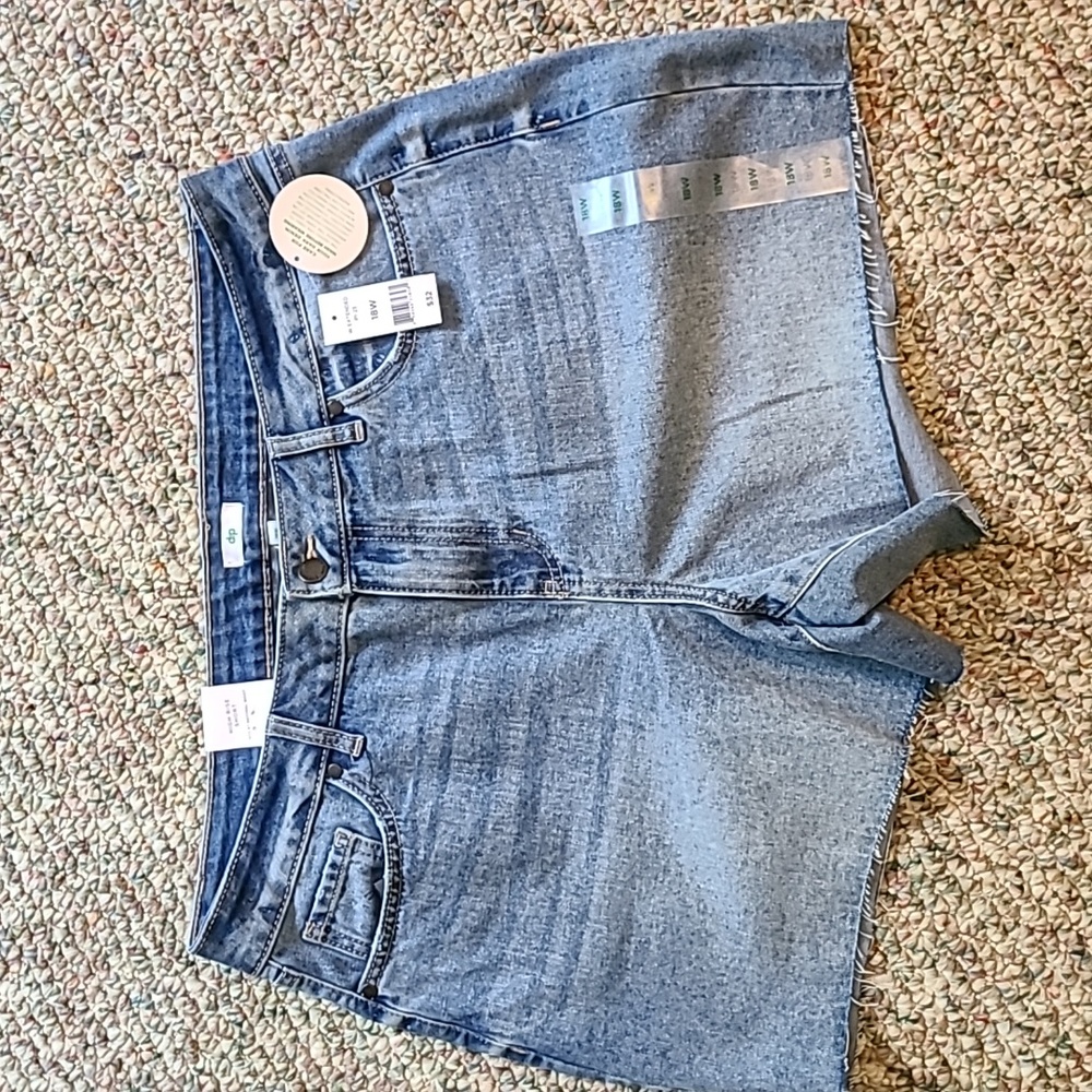 DIP BRAND WOMEN'S PLUS SIZE BLUE JEAN CUTOFF SHORTS SIZE 18W